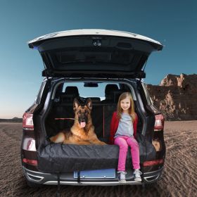 Dog Car Seat Cover, Back Seat Extender for Dogs,Dog Hammock for Car Backseat, Non Inflatable Dog seat Cover for Back seat