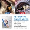 Grooming Wipes Pet Teeth Cleaning Wipes for Dogs, Dental Wipes for Dogs Teeth