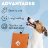 Animal First Aid Kit Portable Pet Emergency Kit of 17 Pcs Lightweight Dog Travel Pet First Aid Kit for Dogs with Zipper Carabiner