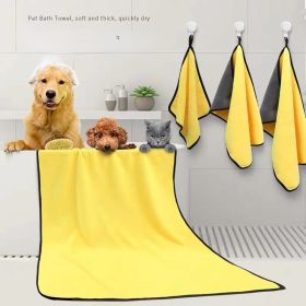 Dog Towels For Drying Dogs Drying Towel Dog Bath Towel, Quick-drying Dog Towels Soft Fiber Towels Robe Super Absorbent Quick Drying Soft (Option: 30x60CM)