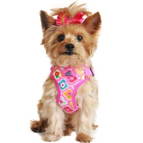 Wrap and Snap Choke Free Dog Harness (Color: Maui Pink, size: X-Small)