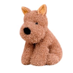 Puppy Dog Stuffed Animals Stuffed Dog Plush Toys (Color: Brown, size: 30cm)