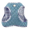 Step-In Denim Dog Harness - Blue Plaid