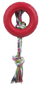 Rubberized Pet Chew Rope And Tire (SKU: DT1RD)