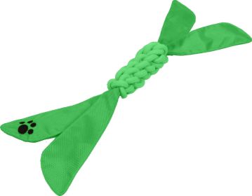 Extreme Twist' Squeek Dog Rope Toy (Option: Green)