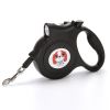 Retractable Dog Leash with Anti-Slip Handle for small medium dog; 16.4ft Dog Walking Leash for Small Medium Dogs up to 55lbs