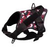 Dog Harness; large dog training tactical chest strap; K9 pet chest strap; vest type reflective dog rope; explosion-proof impulse traction