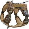 Tactical Dog Harness for Small Medium Dogs No Pull Adjustable Pet Harness Reflective K9 Working Training Easy Control Pet Vest Military Service Dog Ha