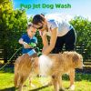 Pet Dog Wash Outdoor, High-Pressure Pet Shower Sprayer Dog Shower Brush And Pet Grooming Comb For Watering Flowers, Car Washing, Pet Bathing