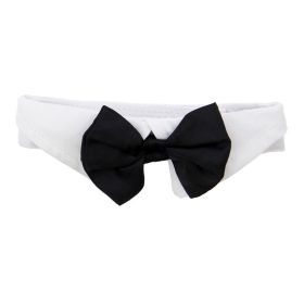 Black Satin Bowtie  Collar (size: 3X-Large)