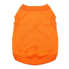 100% Cotton Dog Tanks (Color: Sunset Orange, size: X-Large)