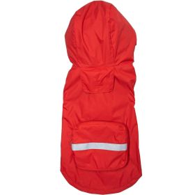 Packable Raincoat (Color: Red, size: 3X-Large)