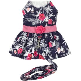 Moonlight  Sails Harness Dress with Matching Leash (size: large)