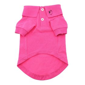 Polos Solid (Color: Raspberry Sorbet, size: small)